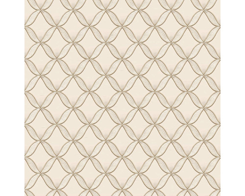 Vliestapete FT221222 Fabric Touch Geometrisch Ornament beige