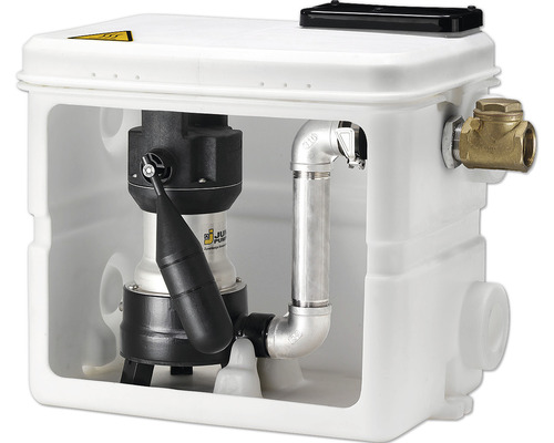 Réservoir de surface Jung Hebefix 100H sans pompe pour l'eau chaude JP09348 Station de relevage avec pompe dans un boîtier en plastique