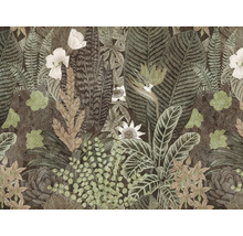 Papier peint avec motif de plantes tropicales