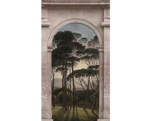Papier peint panoramique intissé 38249-1 The Wall arche antique et paysage 3D 3 pces 159 x 280 cm