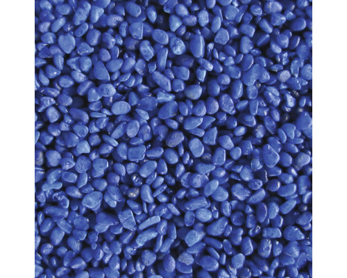 Gravier pour aquariums, gravier coloré 3-5 mm 5 kg bleu Gros plan de graviers décoratifs bleus