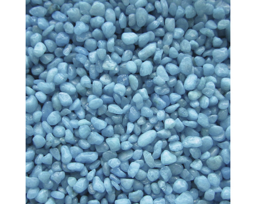 Gravier pour aquariums, gravier coloré 3-5 mm 5 kg bleu pastel Graviers décoratifs bleus comme matériau de remplissage pour le jardin