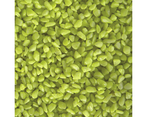 Gravier pour aquariums, gravier coloré 3-5 mm 5 kg vert pastel Gros plan de graviers décoratifs verts