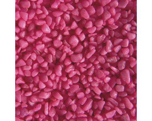 Gravier pour aquariums, gravier coloré 3-5 mm 5 kg rose vif