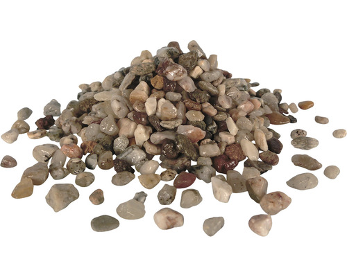 Un tas de gravier décoratif