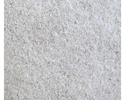 Sable d'aquarium, sable quartzeux 0,7-1,2 mm 15 kg blanc