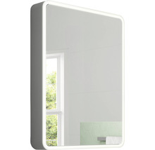 Armoire de toilette Focco Mia 60 x 115 x 70 cm gris mat led IP 44-thumb-1