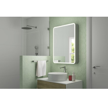 Armoire de toilette Focco Mia 60 x 115 x 70 cm gris mat led IP 44-thumb-6