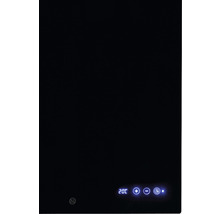 Infrarotheizung EUROM Sani 600 46,5 x 115 cm schwarz 600 W mit Wi-Fi und 2 Handtuchhaltern