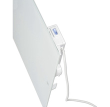 Infrarotheizung EUROM Sani 800 55 x 115 cm weiß 800 W mit Wi-Fi und 2 Handtuchhalter