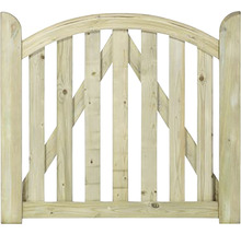 Holzgartentor mit Bogen