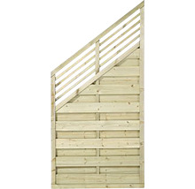 Holztreppe für den Aussenbereich mit Geländer