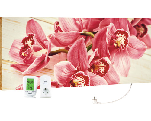 Radiateur décoratif infrarouge Marmony Pink Orchidee 83014 100x40 cm 800 watts