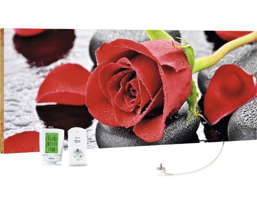 Radiateur décoratif infrarouge Marmony Red Rose 83017 100x40 cm 800 watts