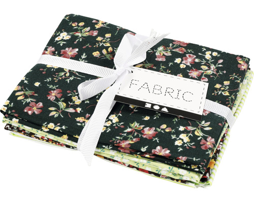 Tissu patchwork vert, 45x55 cm, 4 pièces/1 paquet