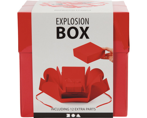 Boîte Explotion, boîte cadeau en carton