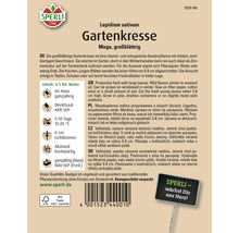 Samenpackung Gartenkresse Mega, großblättrig