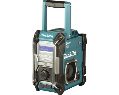 Radio de chantier sans fil Makita MR004GZ 12-40V, sans batterie ni chargeur Radio de chantier Makita avec fonction Bluetooth