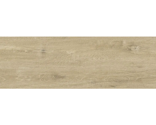 Dalle de terrasse FLAIRSTONE en grès cérame fin Legno Sentimento beige bords rectifiés 120 x 40 x 2 cm