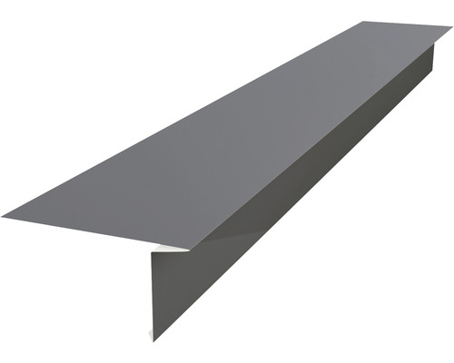 Tablier PRECIT pour bandes à clipser trapèze gris anthracite RAL 7016 2000 x 50 x 150 mm
