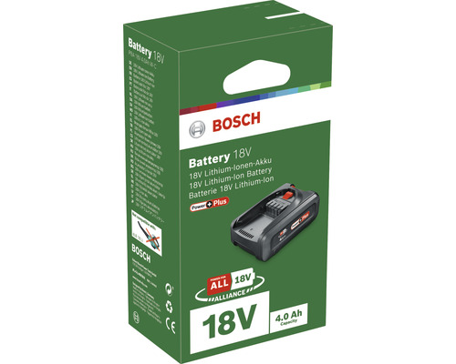 Batterie Bosch 18 volts dans sa boîte