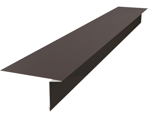 Tablier PRECIT pour bandes à clipser trapèze brun chocolat RAL 8017 2000 x 50 x 150 mm