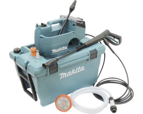 Nettoyeur haute pression sans fil Makita 2x18V DHW080ZK sans batterie ni chargeur Nettoyeur haute pression Logo Makita avec accessoires