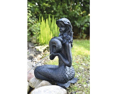 Wasserspeier HEISSNER Meerjungfrau mit Amphore 26 x 39 x 54 cm