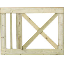 Holzzaun Element mit Kreuzstreben