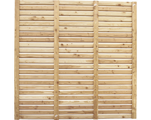 Holzzaunelement mit horizontalen Brettern