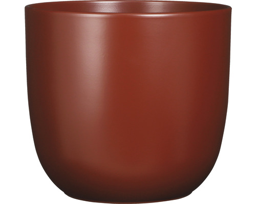 Cache-pot Tusca Ø 28 cm H 25 cm céramique marron foncé