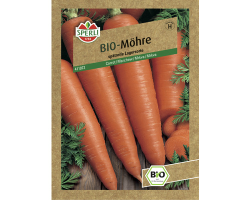 Graines de carottes variété de garde Sperli Bio