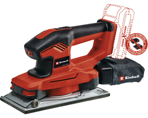 Ponceuse multi EINHELL 18V Power X-Change - Sans batterie ni