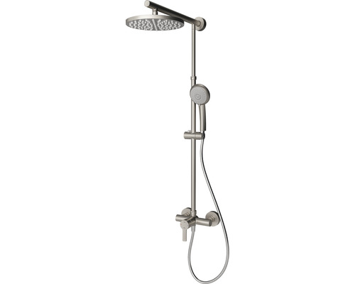 Colonne de douche avec mitigeur SCHULTE DuschMaster Classic ExpressPlus acier inoxydable mat EP9620 90