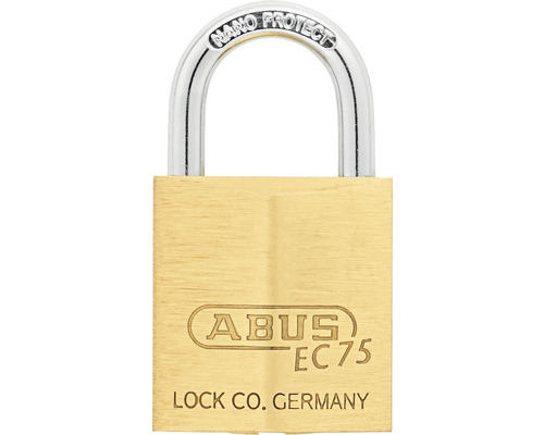 Cadenas en laiton avec anse en acier et logo ABUS