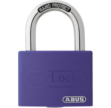 Blaues ABUS Vorhängeschloss mit Nano Protect Bügel