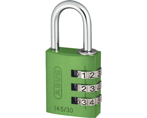 Cadenas à combinaison ABUS vert 145/30