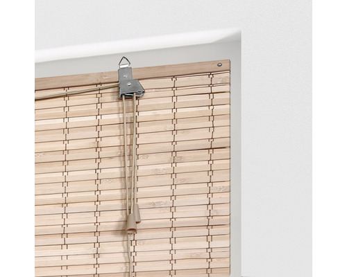 Store en bambou avec cordons de traction pour la décoration de fenêtre