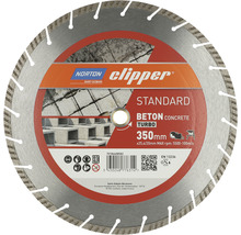 Norton Clipper disque diamant, 350 millimètres de diamètre, adapté au béton