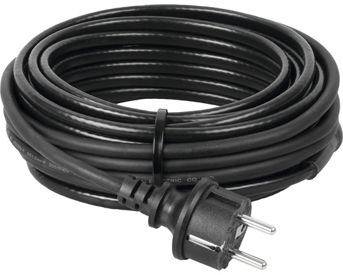 Verlängerungskabel mit Stecker, aufgerollt