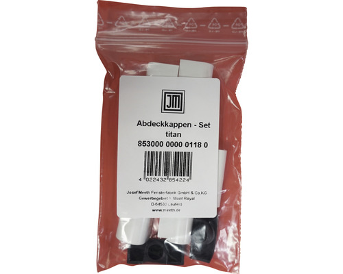 Abdeckkappen Set Titan im Beutel