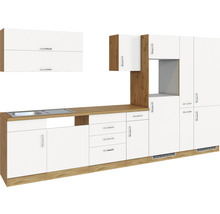 Cuisine complète sans appareils Held Möbel Sorrento 360 cm blanc mat démontée variante réversible 1012.6279