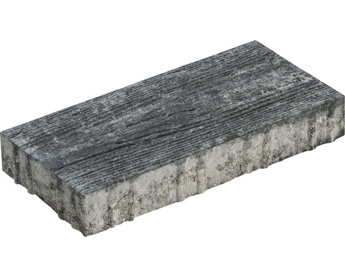 Dalle de terrasse en béton iStone Lignum Structure quartzite 60 cm x 30 cm x 4 cm Pavé avec veinures de bois