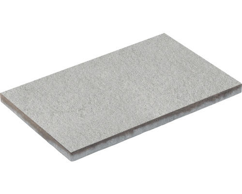 Beton Terrassenplatte iStone Basic quarz 60 cm x 40 cm x 4 cm Steinwolle-Dämmplatte