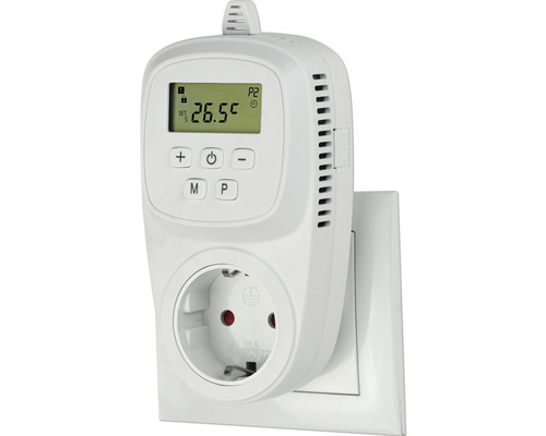 Thermostat à enficher E2 INFRAe² Fixation à brancher blanc