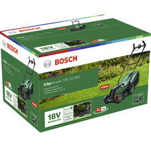 Emballage de la tondeuse à gazon sans fil Bosch CityMower 18V-32-300