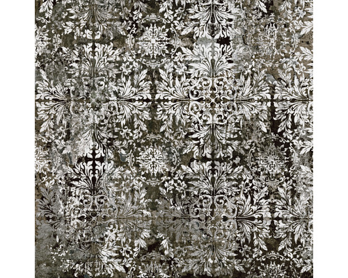 Motif de carreaux avec motifs floraux pour l''intérieur