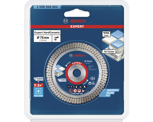 Bosch Expert HardCeramic Trennscheibe, Durchmesser 76 Millimeter