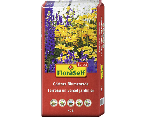 Terreau pour fleurs Gärtner FloraSelf Select 40 l