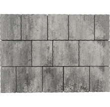 Pavés gris en béton